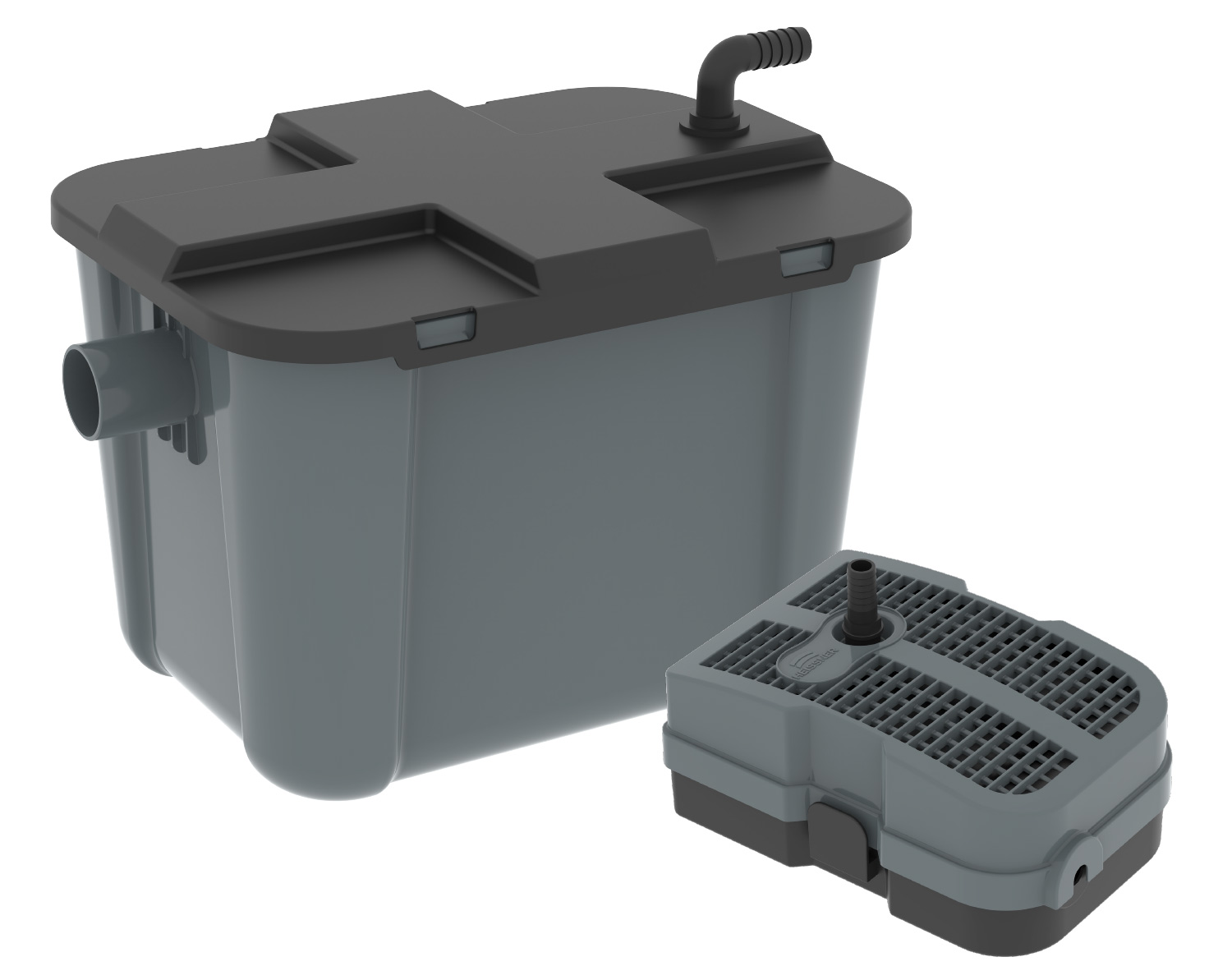 Sada průtokové filtrace HEISSNER do 8 m³ HLF8000