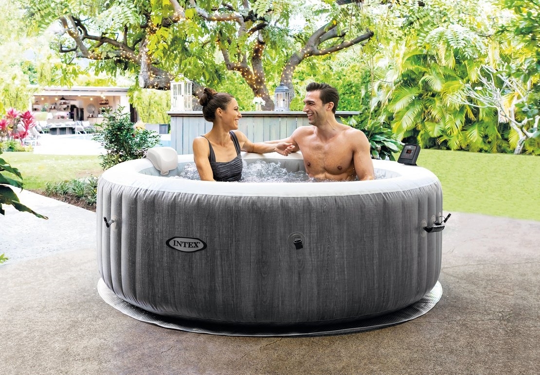 Intex Vířivý bazén PureSpa Bubble Greywood Deluxe 4 - 28440 (obrázek 3)