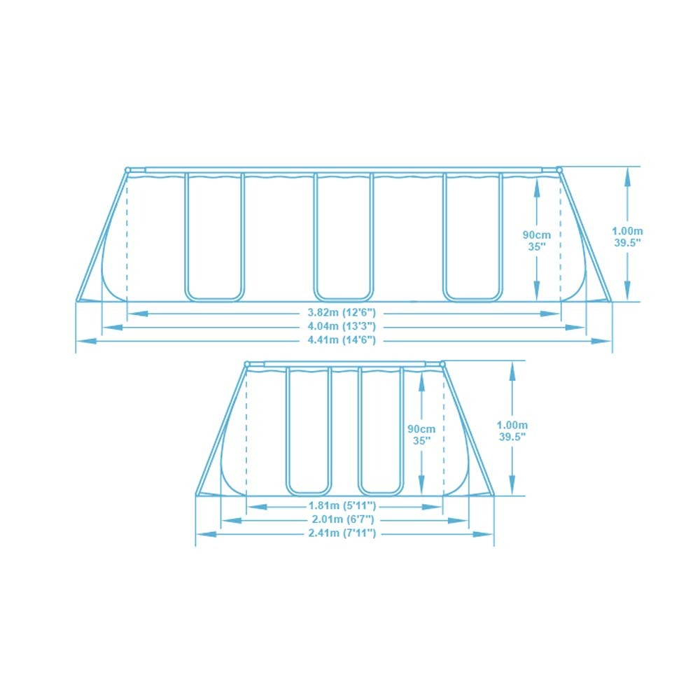 Bazén BESTWAY Power Steel Frame 4,04 x 2,01 x 1 m - 56442 (obrázek 3)