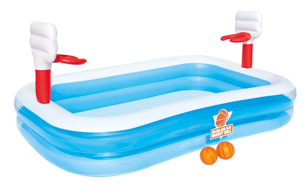 Bestway Dětský bazén basketball 251 x 168 x 102 cm