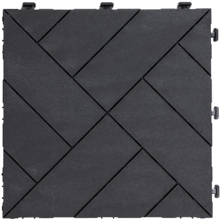 Multy home Gumová dlaždice ARISTA 30 x 30 cm, antracit MHEU5100540, 1 ks