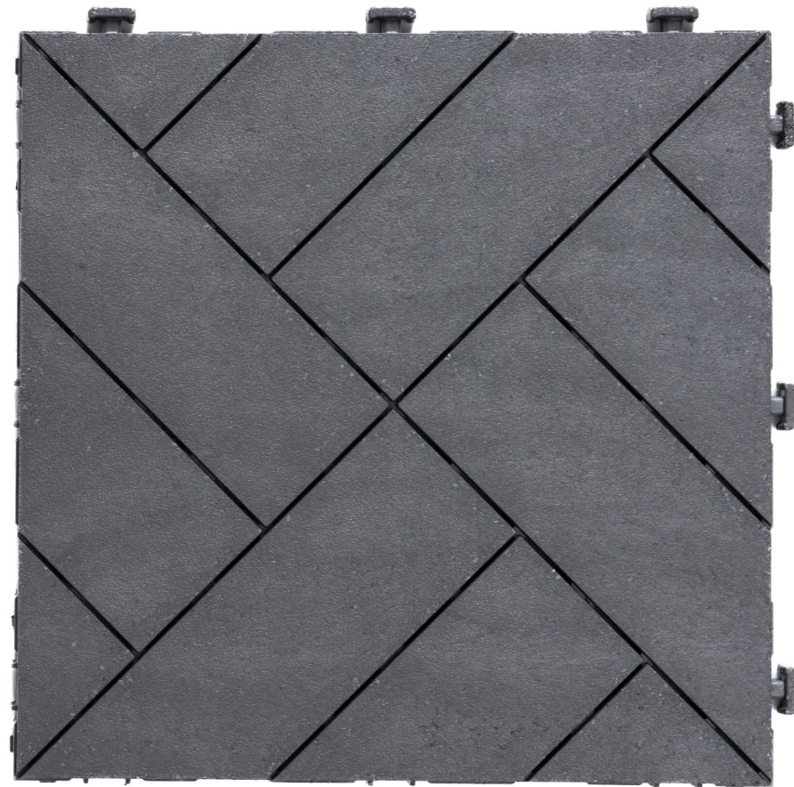 Multy home Gumová dlaždice ARISTA 30 x 30 cm, šedá MHEU5100543, 1 ks