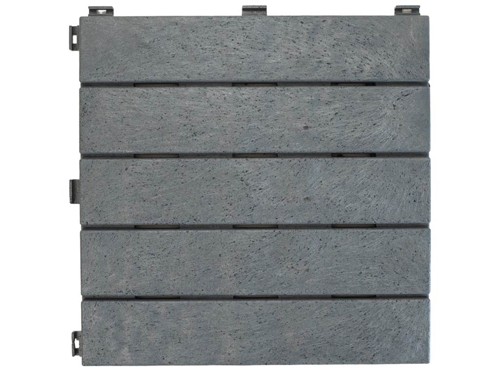 Multy home Gumová dlaždice NATURAL STONE 30 x 30 cm, šedá MHEU5100446, 1 ks