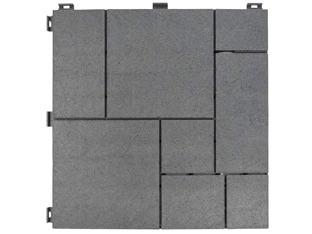 Multy home Gumová dlaždice STONE MOSAIC 30 x 30 cm, světle šedá MHEU5100422, 1 ks