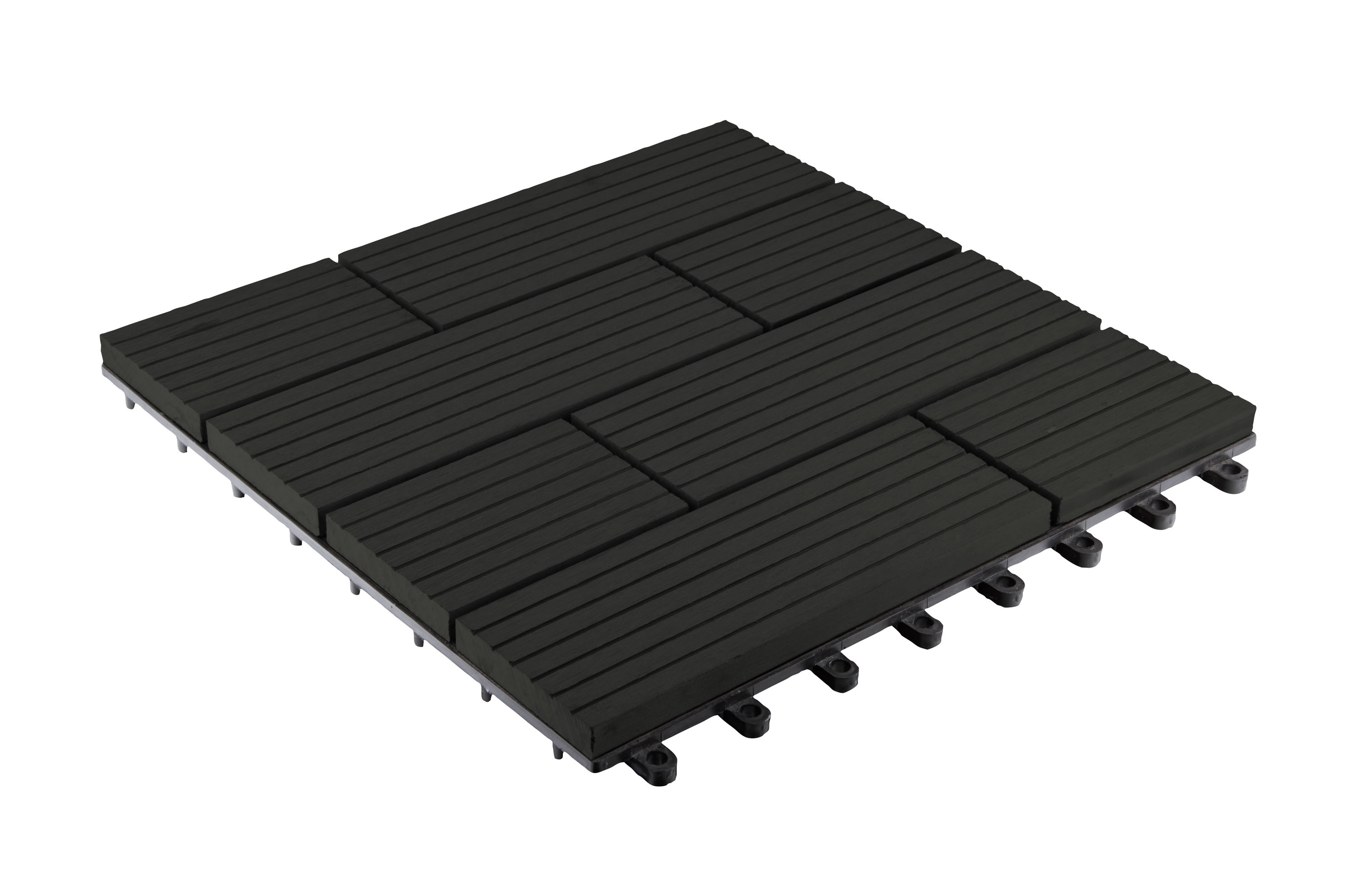 G21 WPC dlaždice SAMOA 30 x 30 cm, Eben