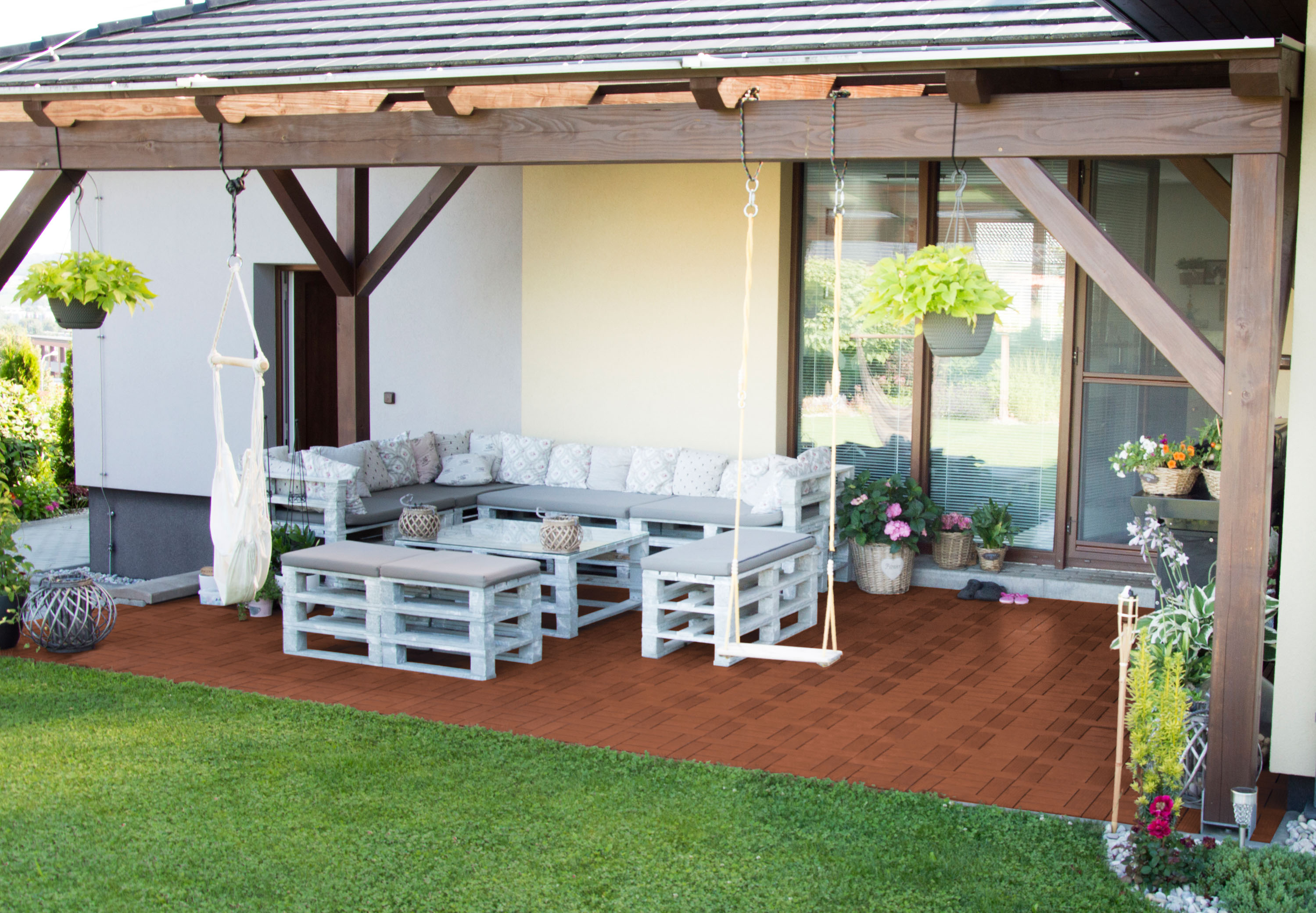 G21 WPC dlaždice SAMOA 30 x 30 cm, Třešeň - Obrázek 6