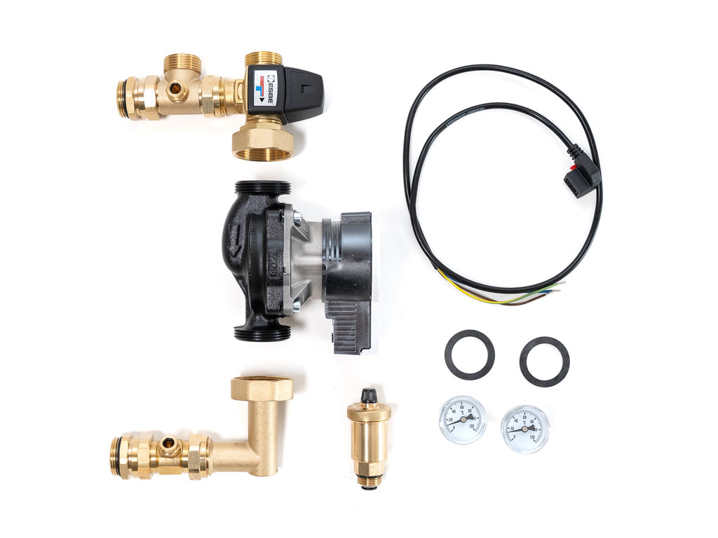 Wigell Směšovací sada WILO+ESBE Kvs 3.4. (20-50 st.) + automatické odvzdušňování 8481.80.90