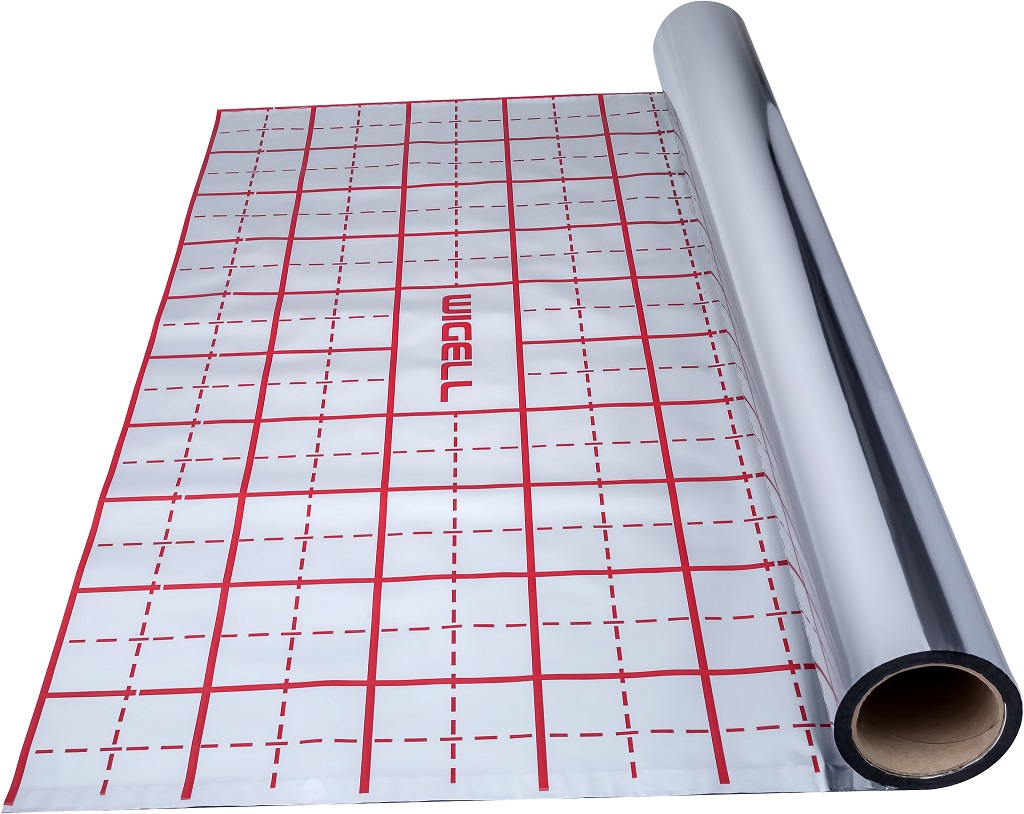 Wigell Fólie pod podlahové topení 1,02 x 0,105, 50 m 8481.80.90