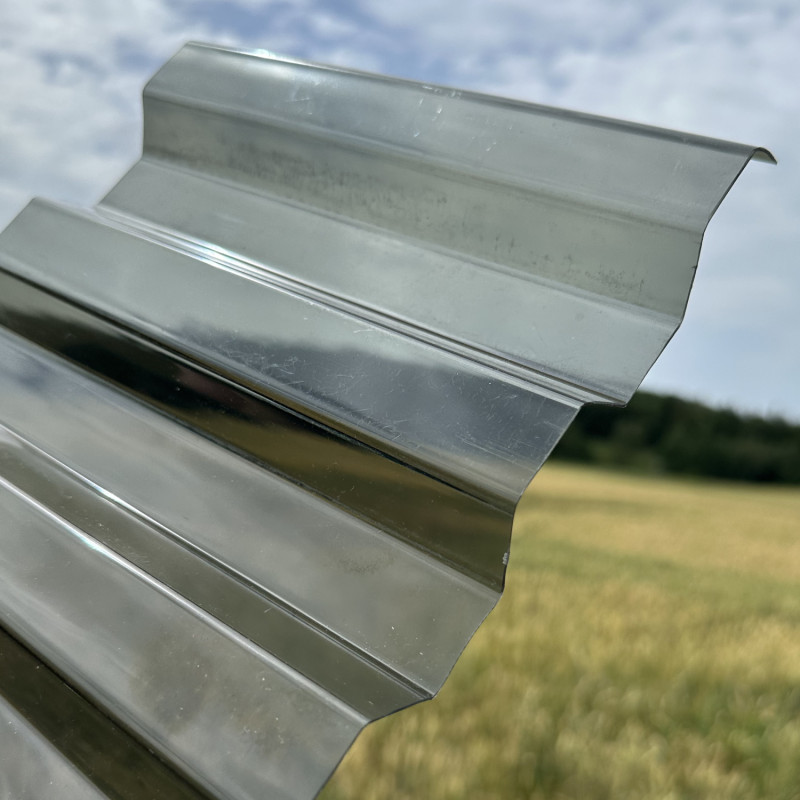 Trapéz polykarbonátová deska Palram - antracit 3500 mm 3500 x 1060 x 0,9 mm