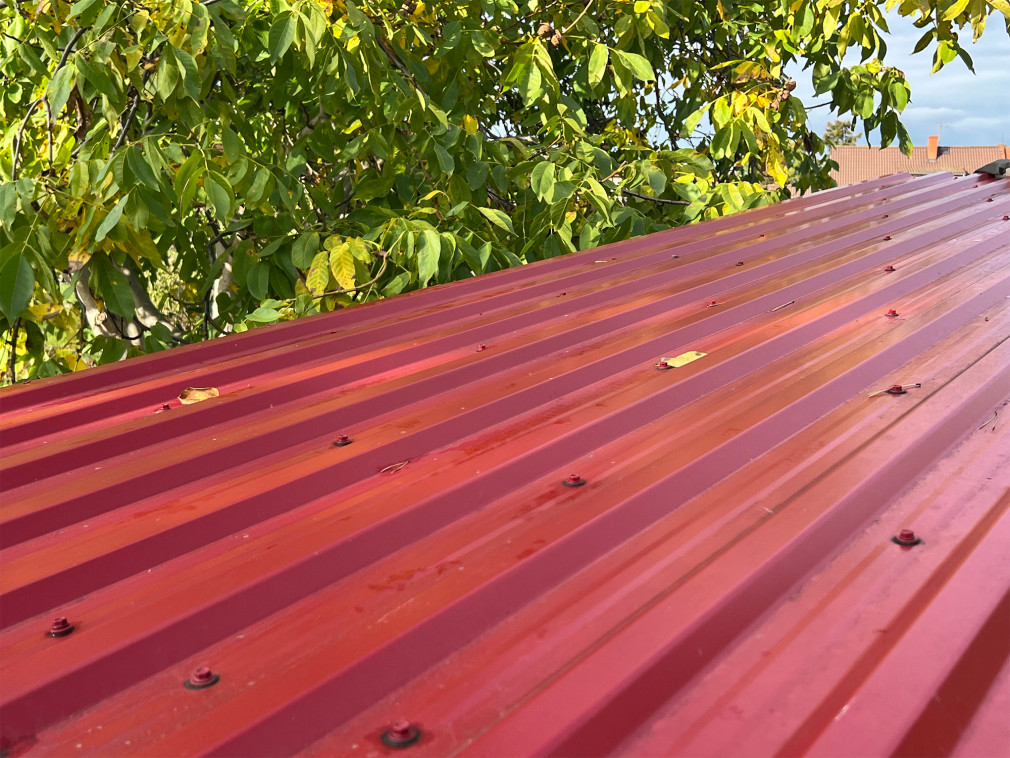 Covernit Trapézový plech T18 2000 x 1150 mm, červená (obrázek 7)