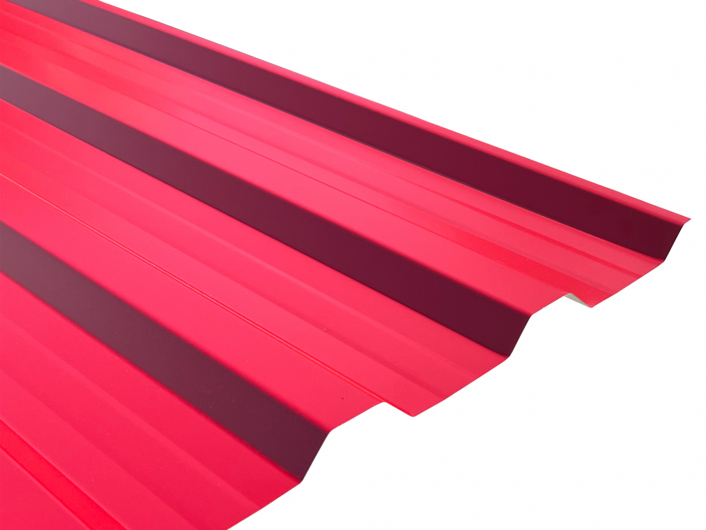 Covernit Trapézový plech T18 2000 x 1150 mm, červená (obrázek 4)
