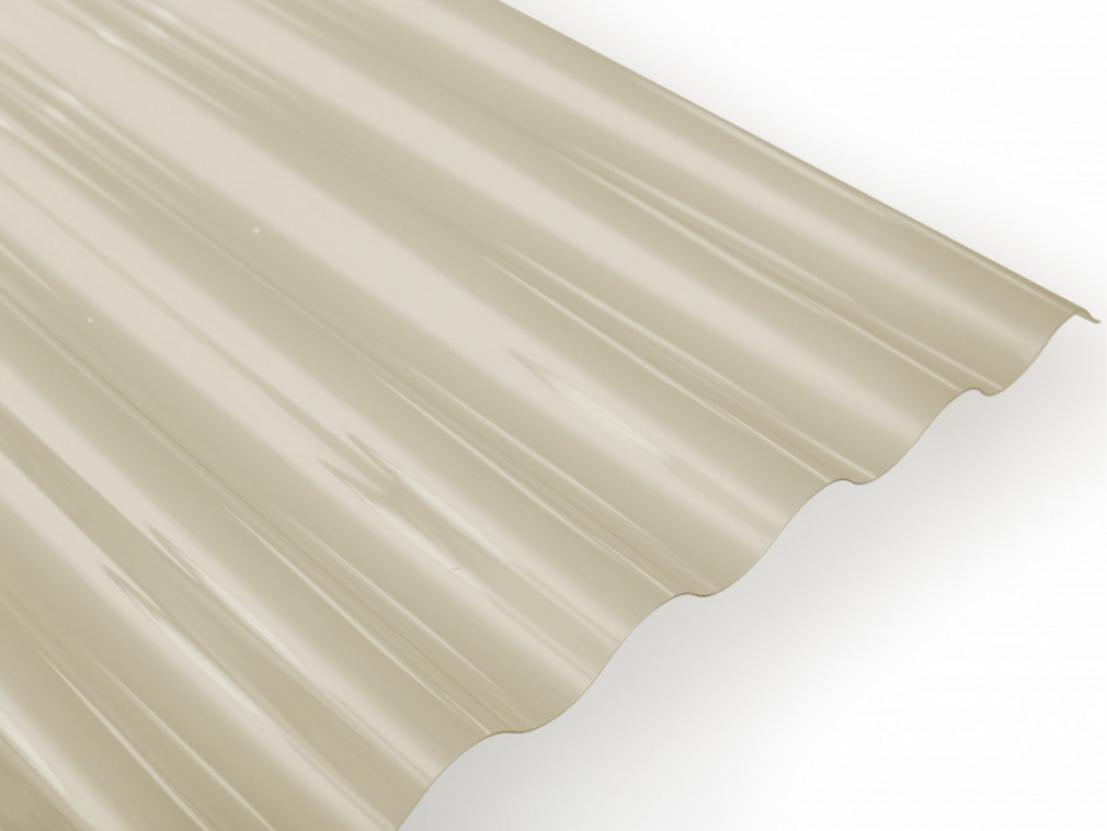 Covernit Sklolaminátová prosvětlovací krytina Wellglass Bronz 1,5 x 40 m bronz, cena za 1 bm