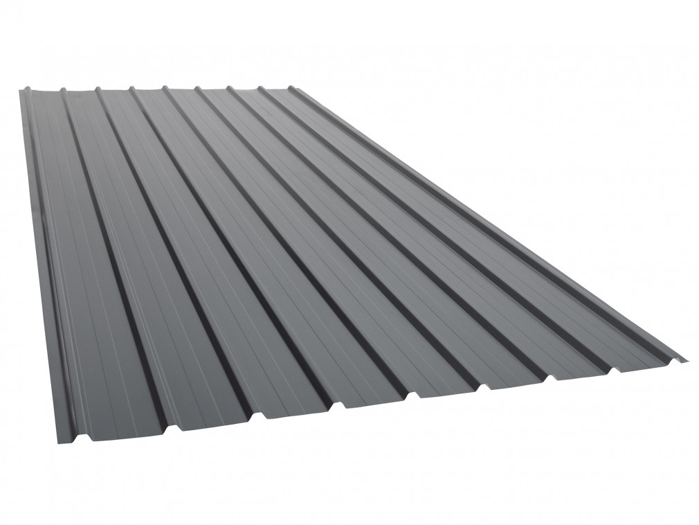 Covernit Trapézový plech T12 2000 x 910 mm grafit, cena za 1,82 m2 (1 deska)