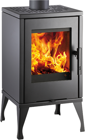 Haas+Sohn Krbová kamna AURORA, černá