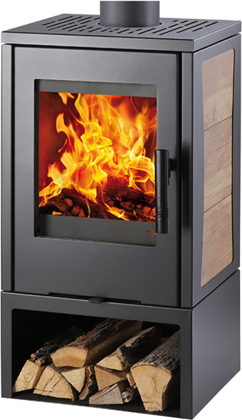 Haas+Sohn Krbová kamna VENTO, černá