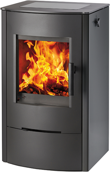 Haas+Sohn Krbová kamna Firepot, černá