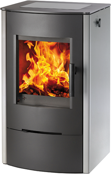 Haas+Sohn Krbová kamna Firepot, nerez