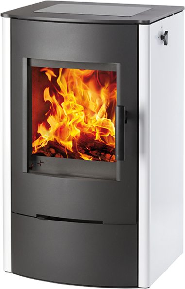 Haas+Sohn Krbová kamna Firepot, bílá