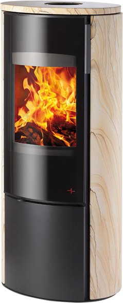 Haas+Sohn Krbová kamna EPIC, Woodstone/černá