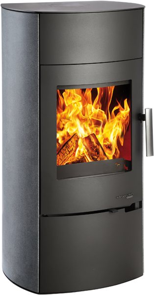 Haas+Sohn Krbová kamna MOLDE, černá/Denim blue