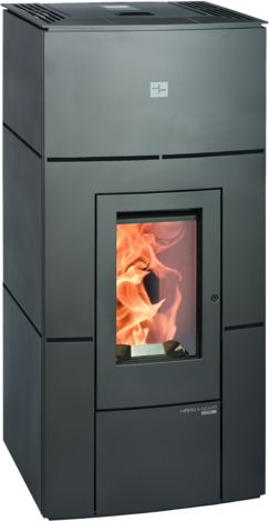 Haas+Sohn Peletová kamna HSP 6 RUEDA RLU, antracit/černé lišty vč. WLAN