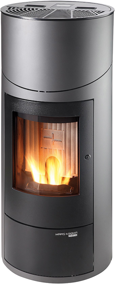 Haas+Sohn Peletová kamna HSP 7 II GRANDE RLU DE LUXE, šedá vč. WLAN