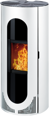 Haas+Sohn Peletová kamna HSP 4 PRATO, bílá vč. MULTIAIR