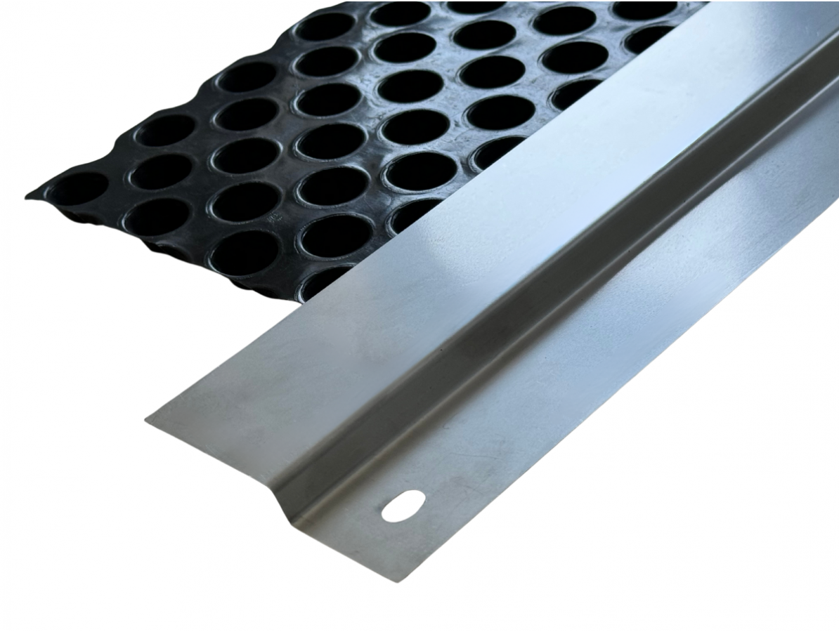 Gutta Ukončovací lišta N nerezová, nerez