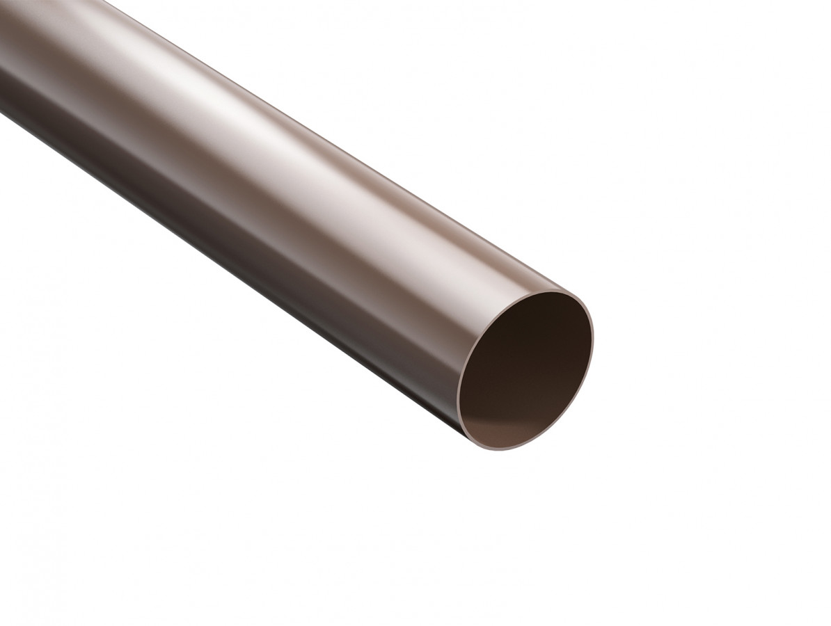 Plastový okapový svod Gutta Aqua 90 x 4000 mm, hnědá