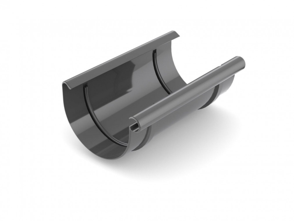Plastová spojka PVC žlabu Covernit 125 mm antracit 240 x 100 mm antracit