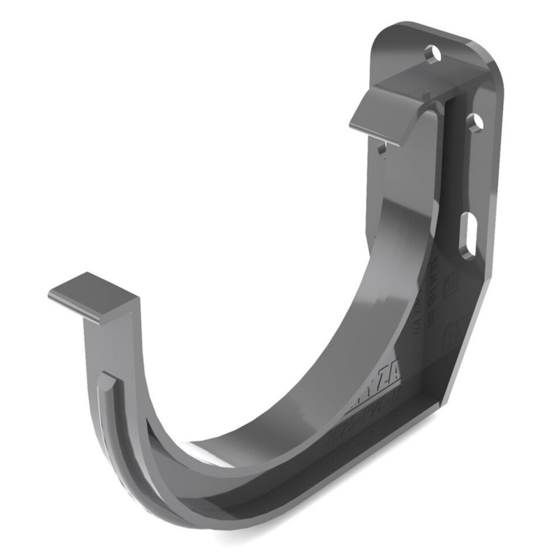 Plastový žlabový hák Covernit čelní PVC 75 mm antracit