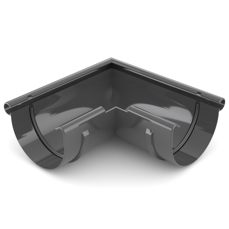 Plastový roh žlabu Covernit PVC 75 mm vnější antracit