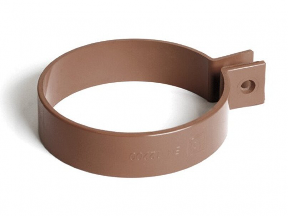 Plastová objímka svodu Covernit PVC 63 mm hnědá