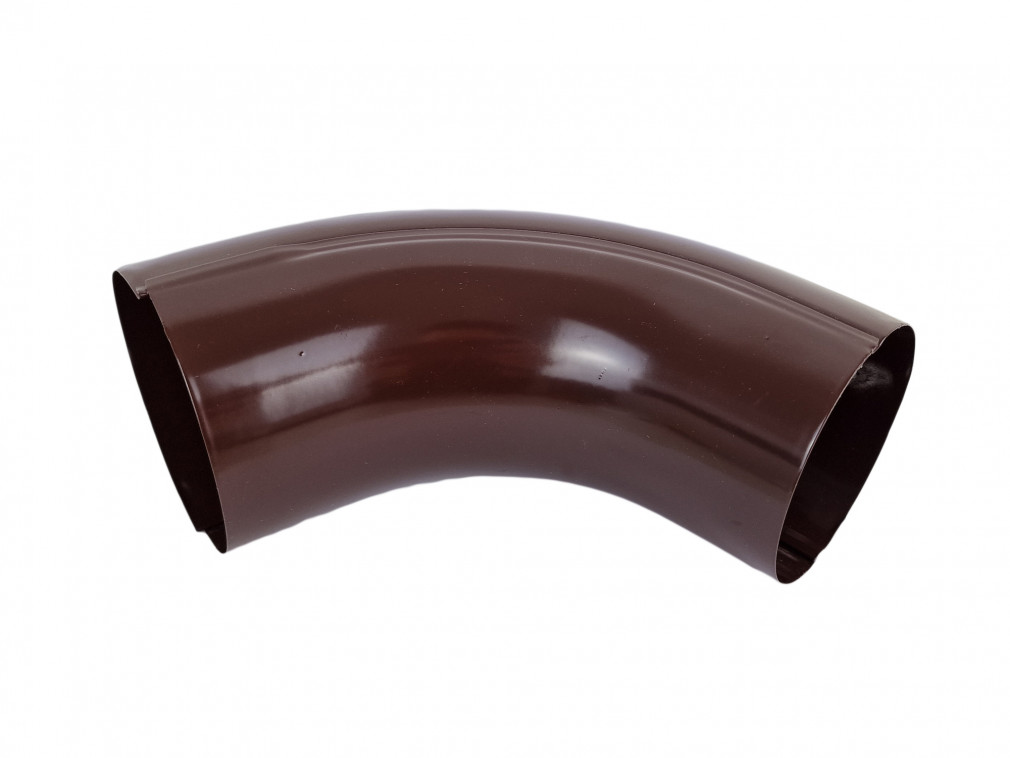 Lakované okapové koleno Covernit 72° , 80 mm hnědá