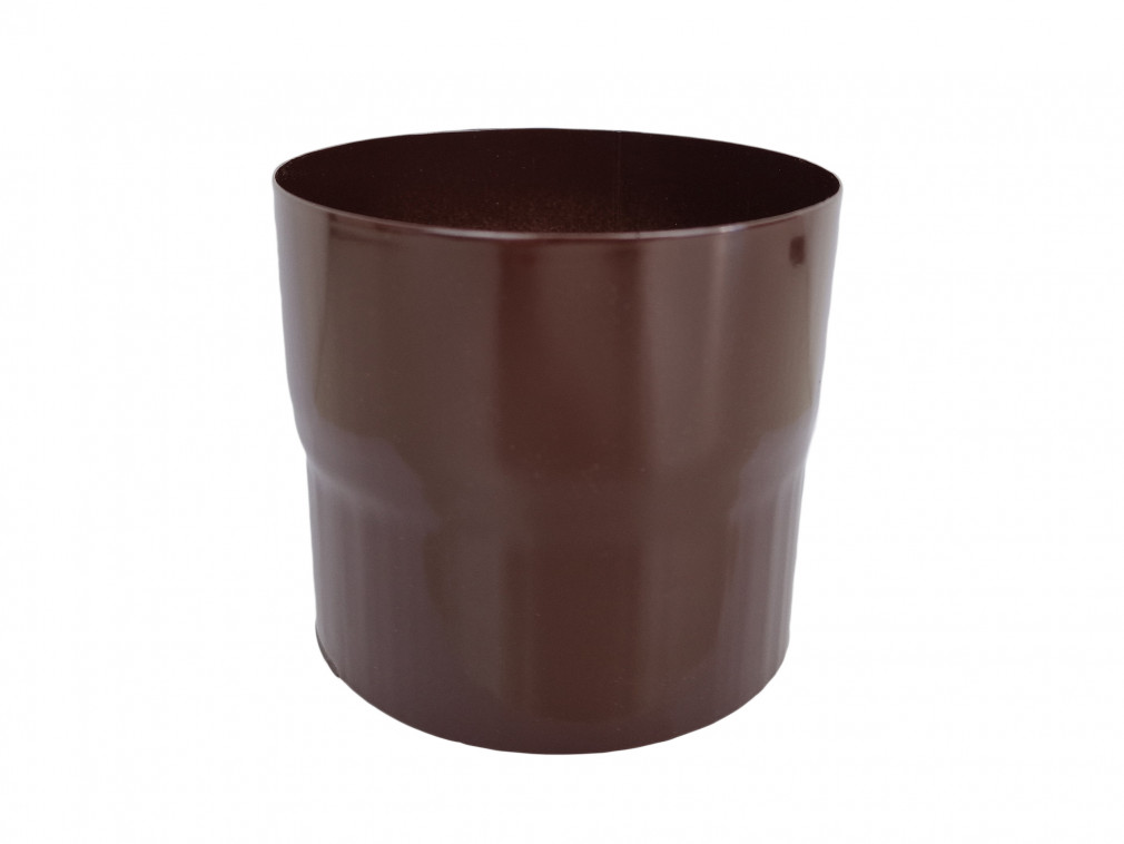 Lakovaná spojka svodu Covernit 80 mm hnědá