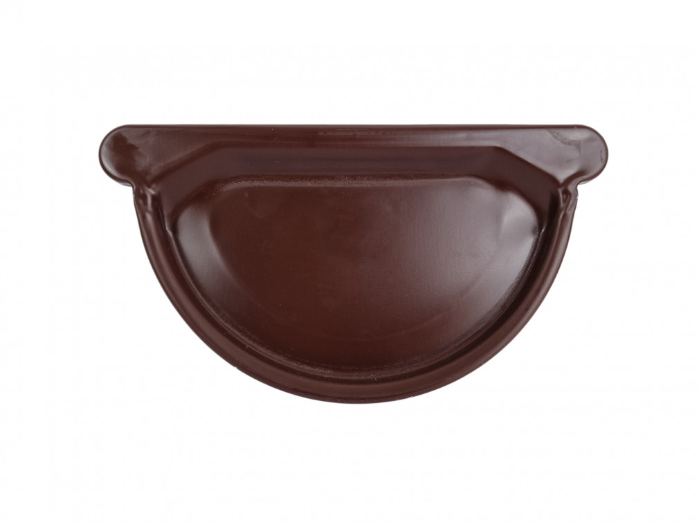 Lakované čelo žlabu Covernit s těsněním 250 mm hnědá