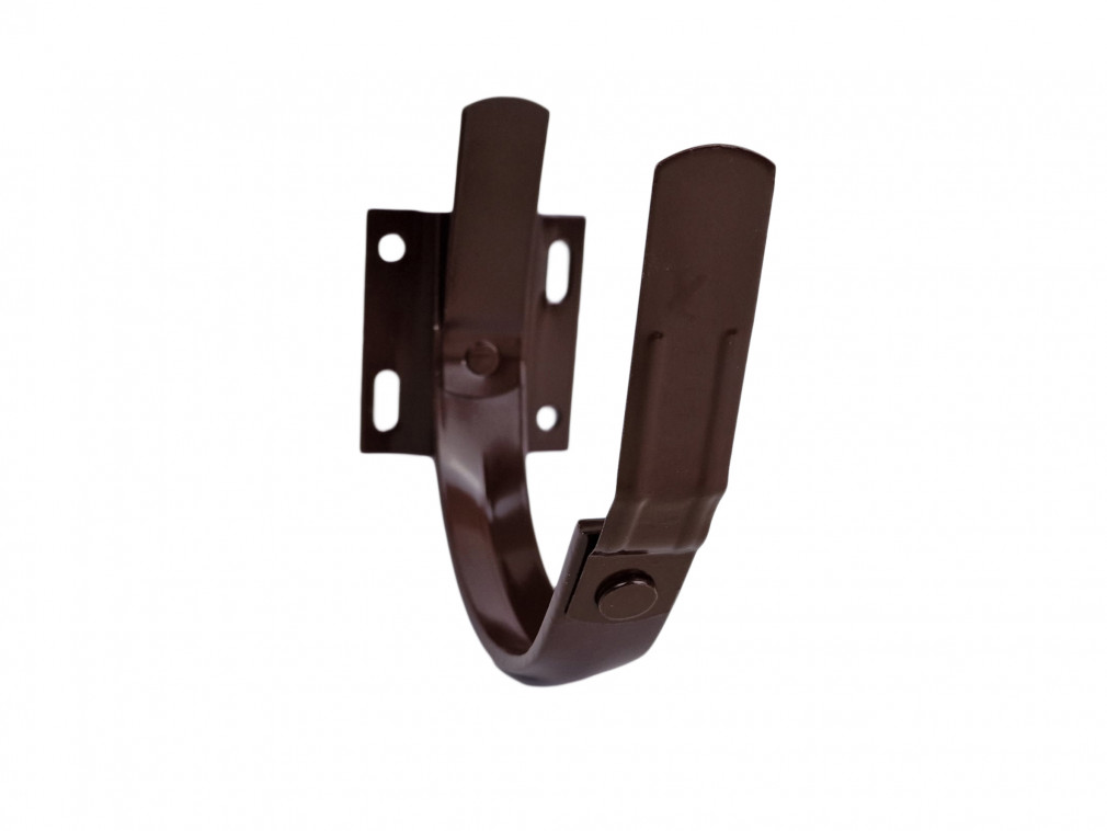 Lakovaný žlabový hák Covernit čelní 333 mm hnědá