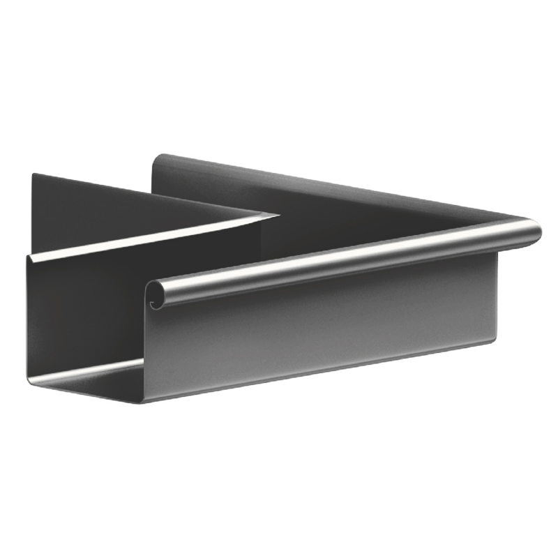 Lakovaný okapový roh žlabu Covernit SQUARE Vnější 120 mm