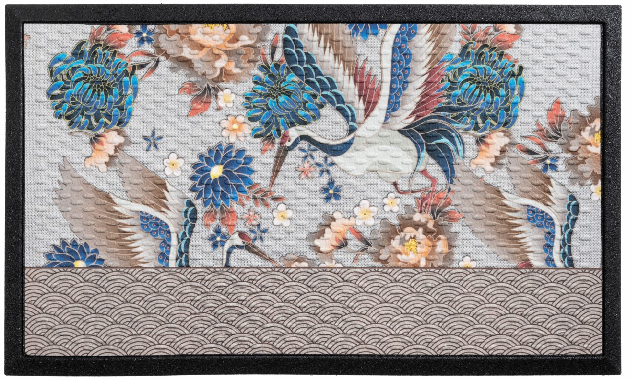 Multy home Rohožka LIMA Oriental Bird 45 x 75 cm, s potiskem MHEU5000350, 1 ks