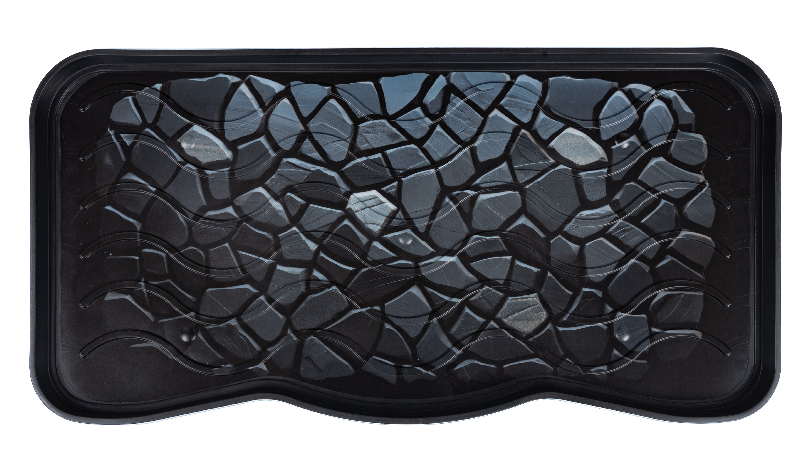 Multy home Odkapávač na boty Printed Stone Mosaic 38cm x 75cm MHEU1000105, 1 ks