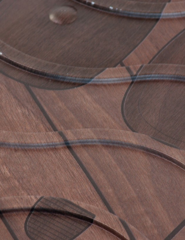 Multy home Odkapávač na boty Printed Footprints Wood 38cm x 75cm MHEU1000056, 1 ks - Obrázek 4