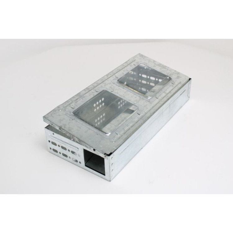 Agrofortel Past na krysy domečková obdélníková s průhledným krytem