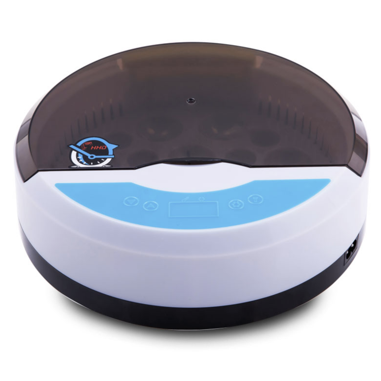 Agrofortel Poloautomatická mini digitální líheň YZ9-9 s digitálním teploměrem. Pro 9 velkých vajec.