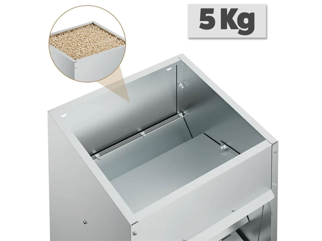 Nášlapné krmítko AGROFORTEL - 5 kg, 25x42x39 cm (obrázek 3)