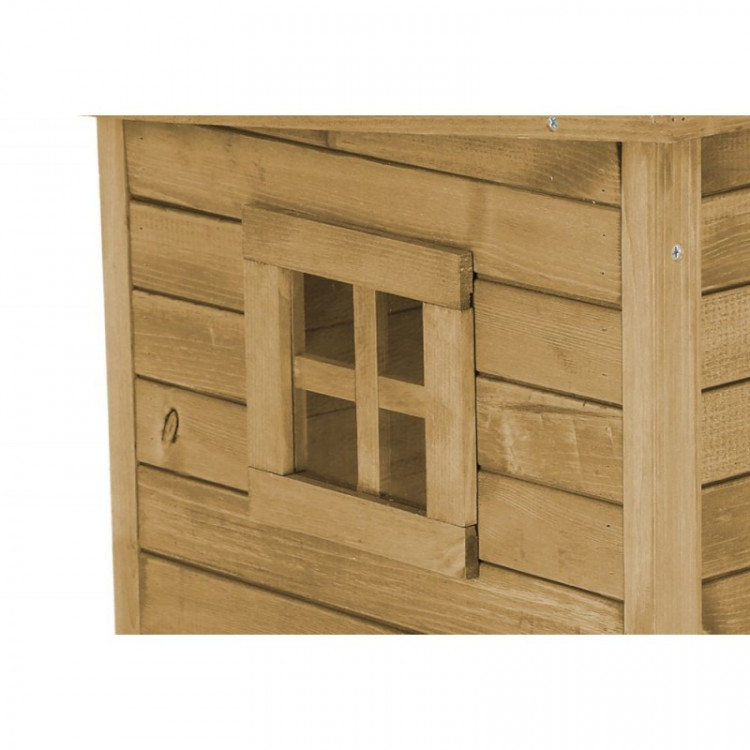 Agrofortel Bouda kočičí, domeček RUSTICA hnědá, 57 x 45 x 43 cm (obrázek 4)