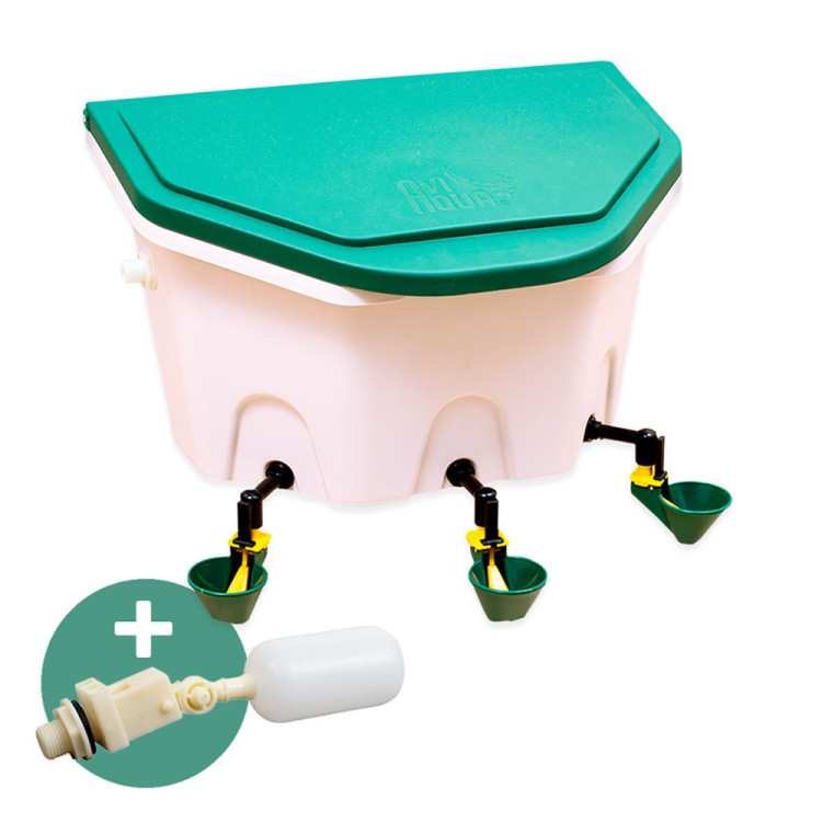 Agrofortel AviAqua 8L automatická napáječka + 3 mističky, s plovákem