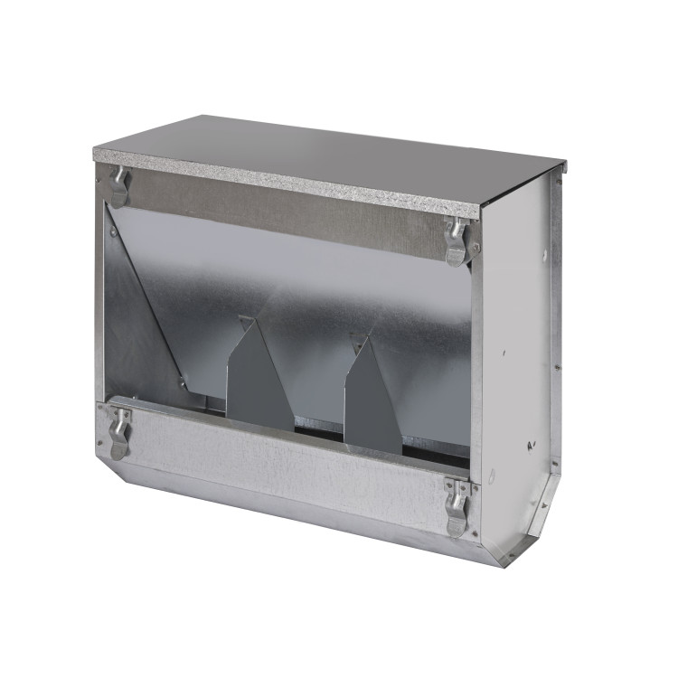 Agrofortel Zásobník na granule a zrno - pozinkovaný, 3 oddíly, 3.4 kg