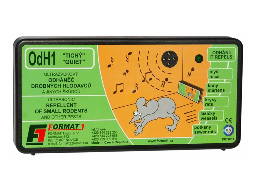 Agrofortel OdH1 tichý plašič na myši, odháněč na myši, plašič kun - Baterie