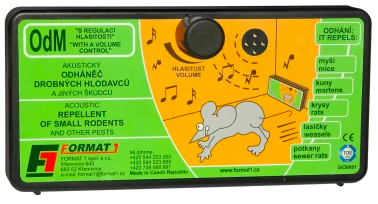 Agrofortel OdM - REGUL plašič na myši, odháněč na myši, plašič kun s regulací hlasitosti - Adaptér