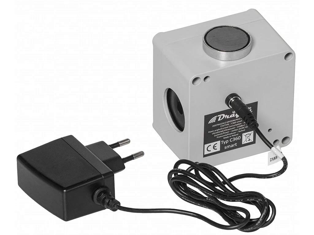 3D ultrazvukový plašič na kuny, myši a potkany DRAGON ULTRASONIC C360 SMART (obrázek 3)